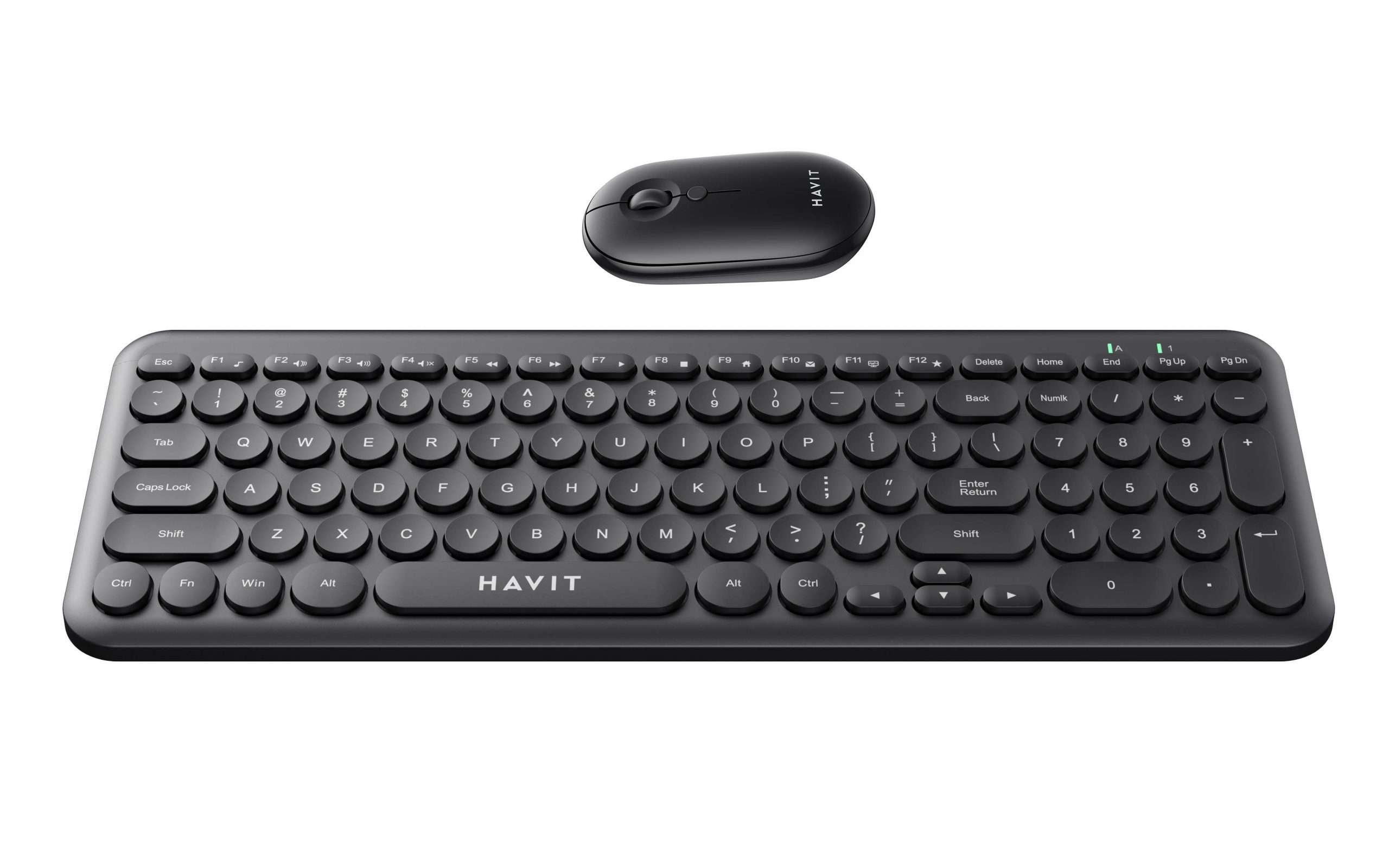Havit Wireless Full Keyboard - KB254GCM (Black)