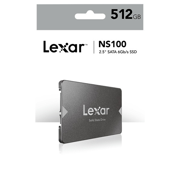 Lexar NS100 2.5” SATA 6Gb/s 512GB Solid-State Drive